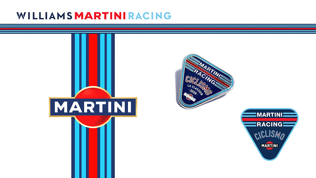 personalised enamel pins for Martini