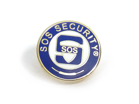 custom corporate security enamel pins
