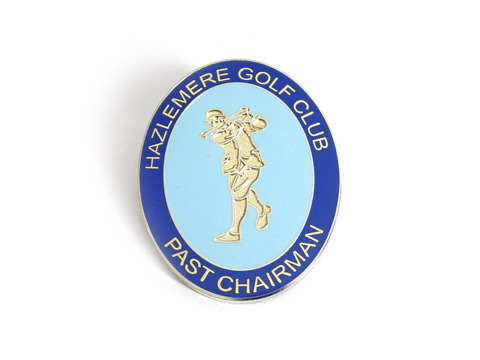 Customised enamel badges made to order for golf club.