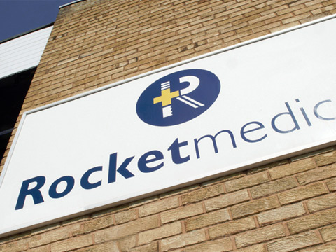 Rocket Medical advertising signage